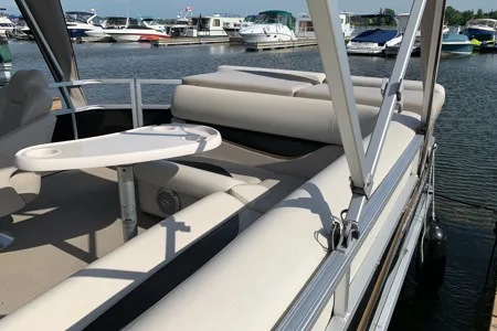 View towards the back of the boat